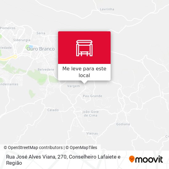 Rua José Alves Viana, 270 mapa