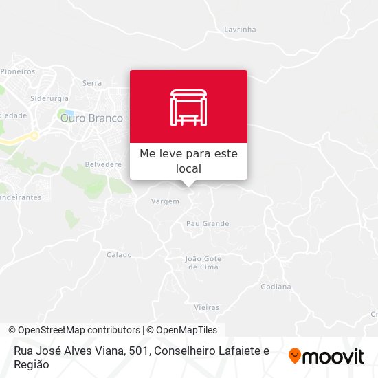 Rua José Alves Viana, 501 mapa