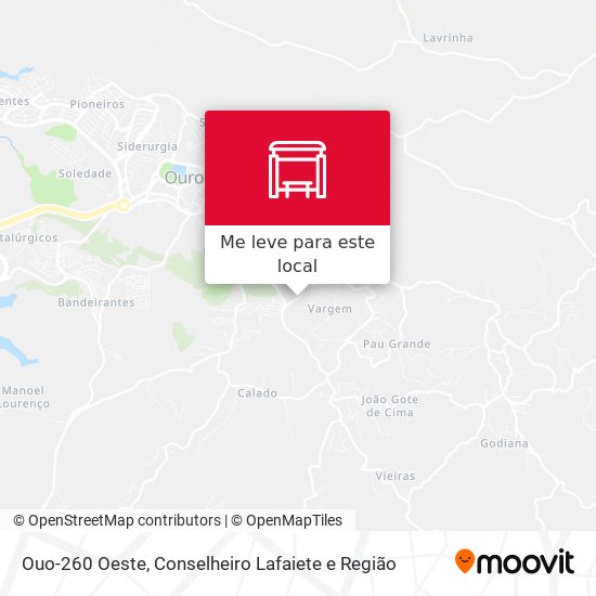 Ouo-260 Oeste mapa