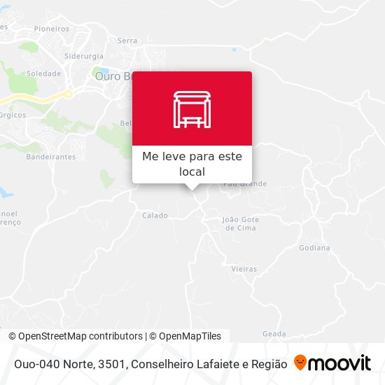 Ouo-040 Norte, 3501 mapa