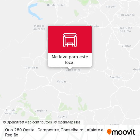Ouo-280 Oeste | Campestre mapa