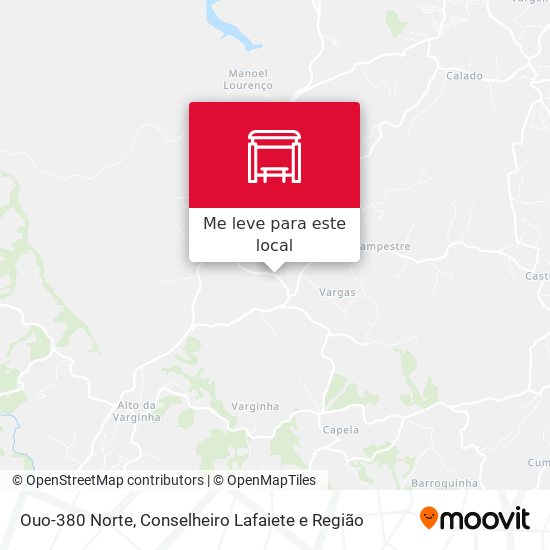 Ouo-380 Norte mapa