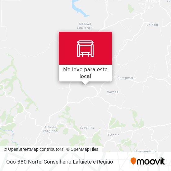 Ouo-380 Norte mapa