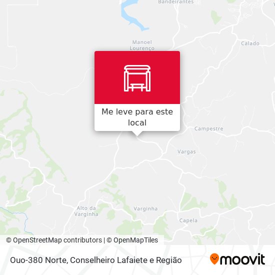Ouo-380 Norte mapa