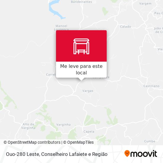 Ouo-280 Leste mapa