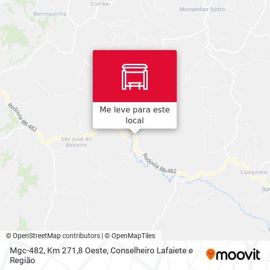 Mgc-482, Km 271,8 Oeste mapa