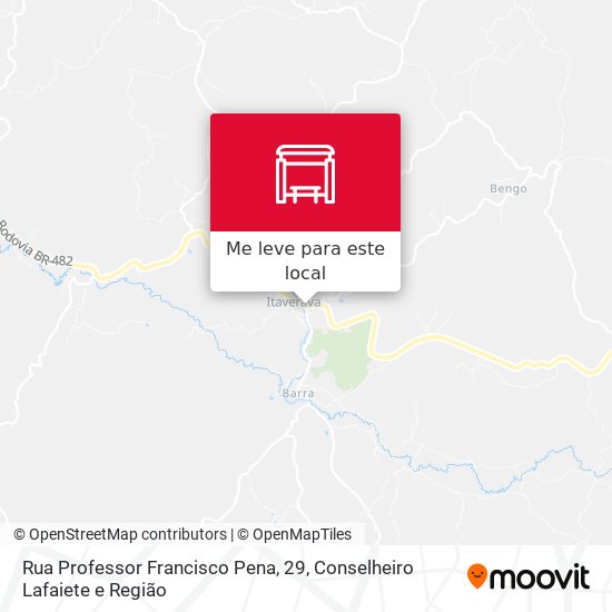 Rua Professor Francisco Pena, 29 mapa