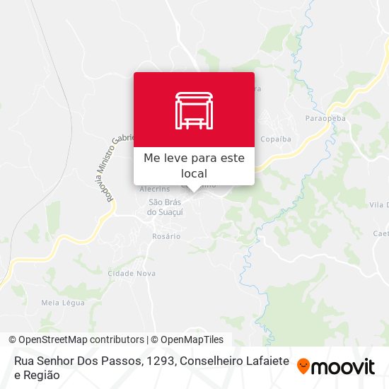 Rua Senhor Dos Passos, 1293 mapa