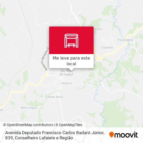 Avenida Deputado Francisco Carlos Badaró Júnior, 839 mapa