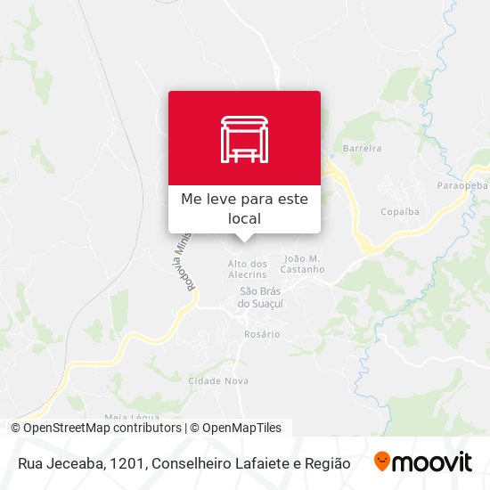 Rua Jeceaba, 1201 mapa