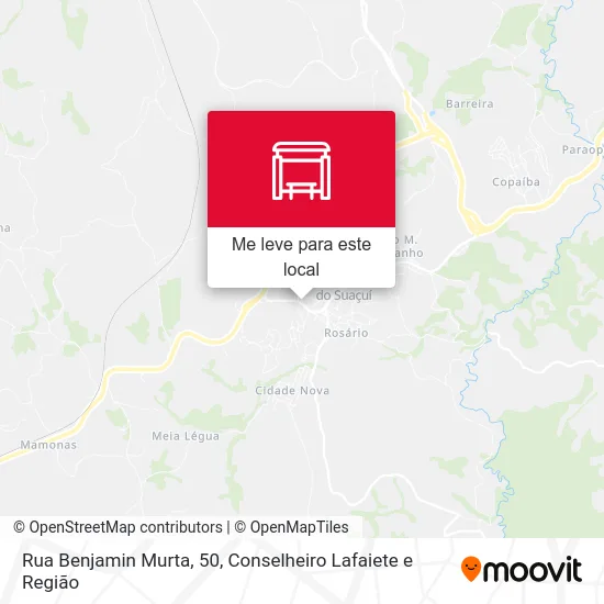 Rua Benjamin Murta, 50 mapa