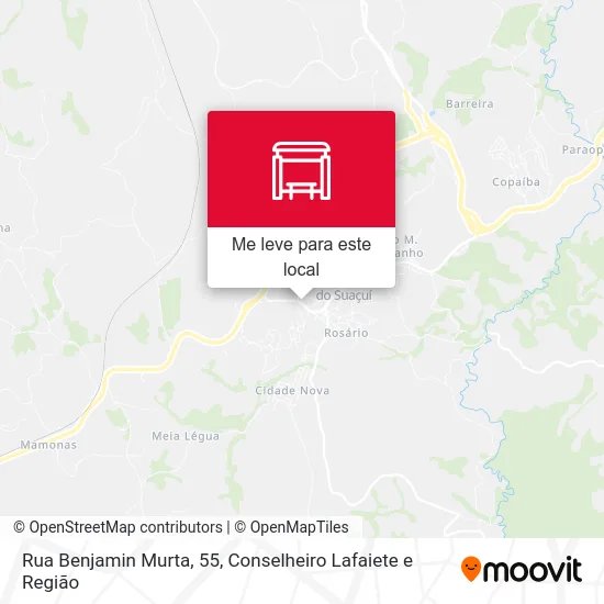 Rua Benjamin Murta, 55 mapa