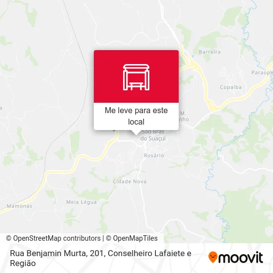 Rua Benjamin Murta, 201 mapa