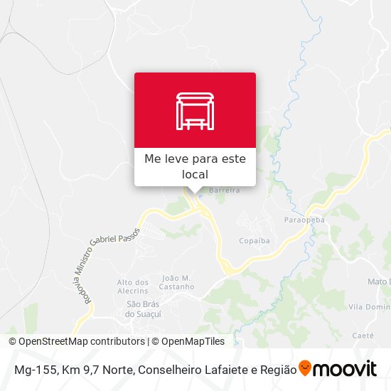 Mg-155, Km 9,7 Norte mapa
