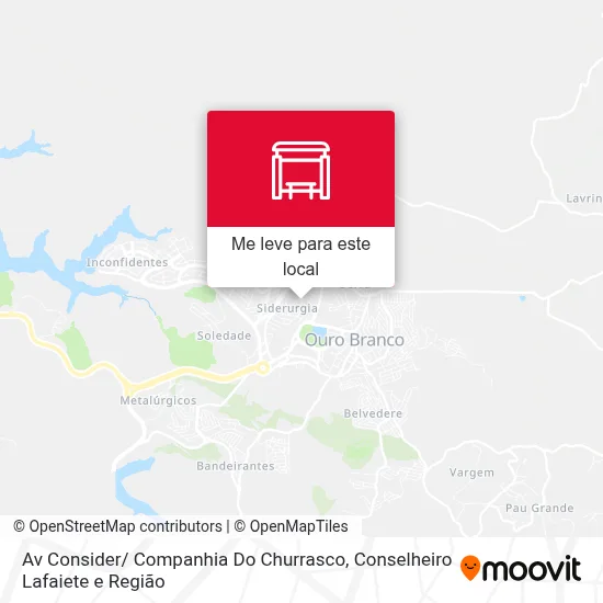 Av Consider/ Companhia Do Churrasco mapa