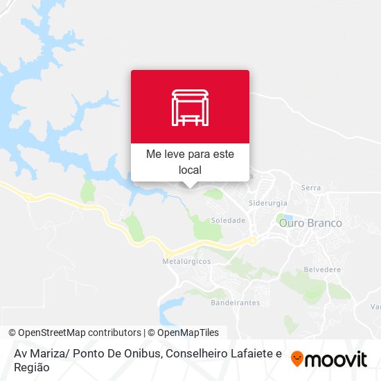 Av Mariza/ Ponto De Onibus mapa