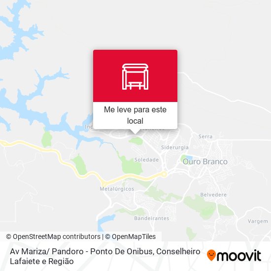Av Mariza/ Pandoro - Ponto De Onibus mapa
