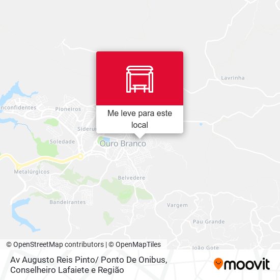 Av Augusto Reis Pinto/ Ponto De Onibus mapa