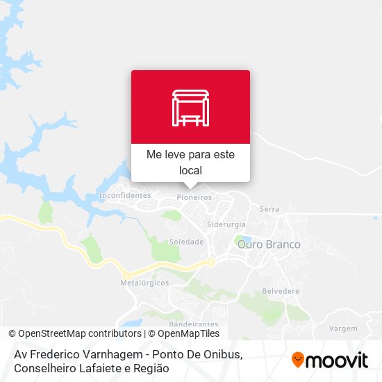 Av Frederico Varnhagem - Ponto De Onibus mapa