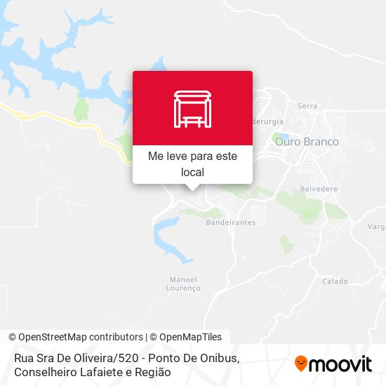 Rua Sra De Oliveira / 520 - Ponto De Onibus mapa