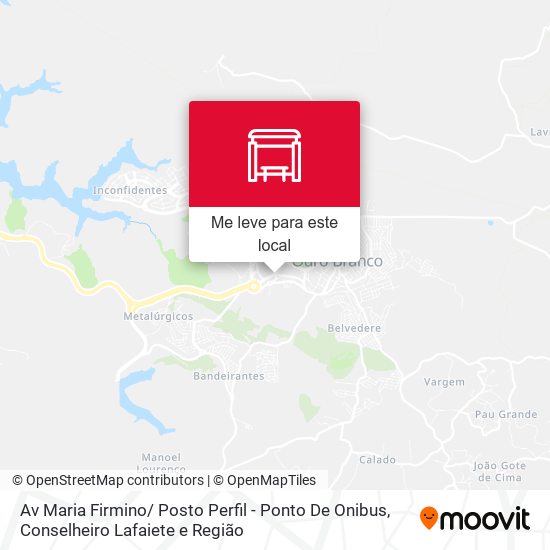 Av Maria Firmino/ Posto Perfil - Ponto De Onibus mapa