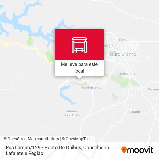 Rua Lamim / 129 - Ponto De Onibus mapa