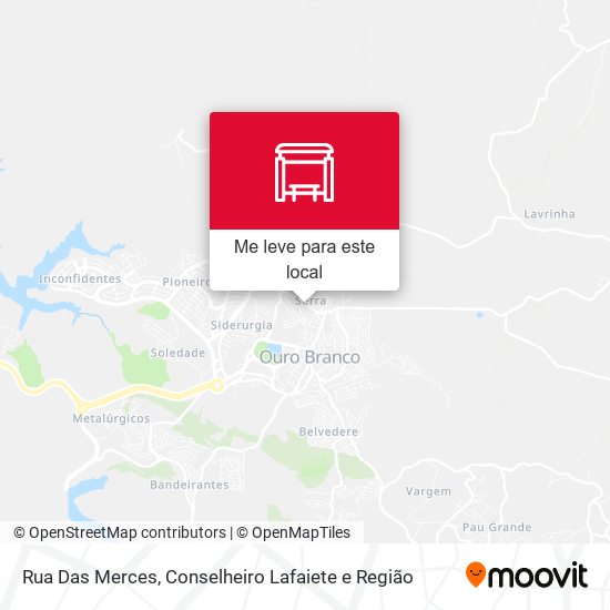 Rua Das Merces mapa