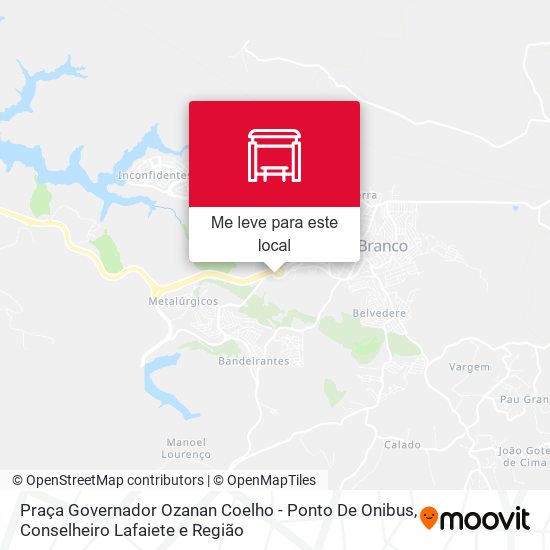 Praça Governador Ozanan Coelho - Ponto De Onibus mapa