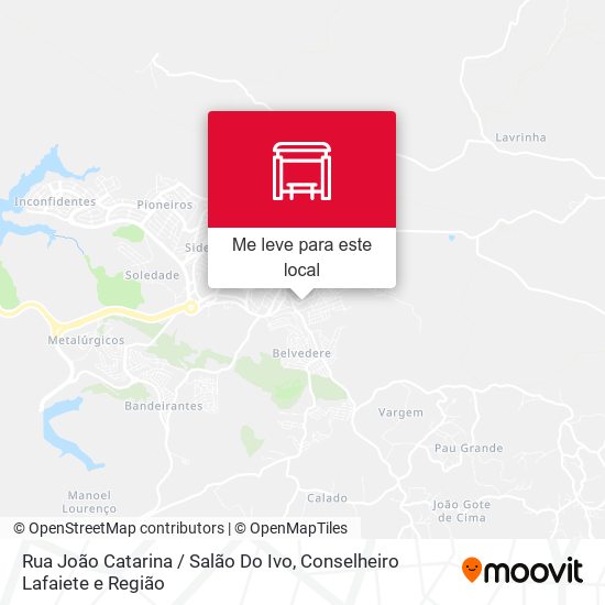 Rua João Catarina / Salão Do Ivo mapa