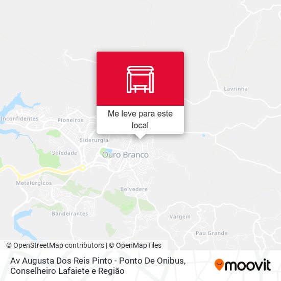 Av Augusta Dos Reis Pinto - Ponto De Onibus mapa