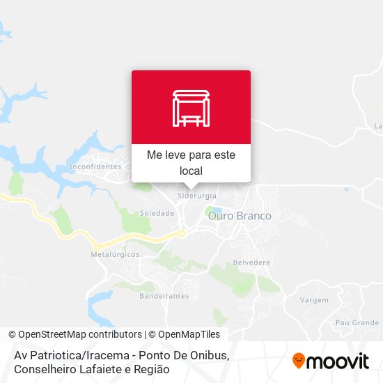 Av Patriotica / Iracema - Ponto De Onibus mapa
