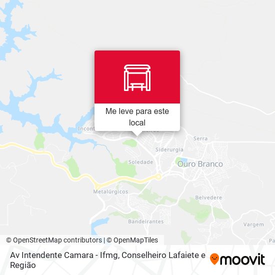 Av Intendente Camara - Ifmg mapa