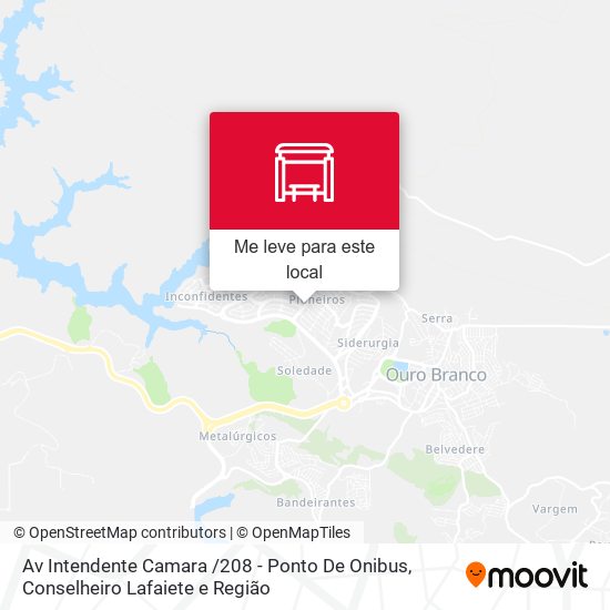 Av Intendente Camara /208 - Ponto De Onibus mapa
