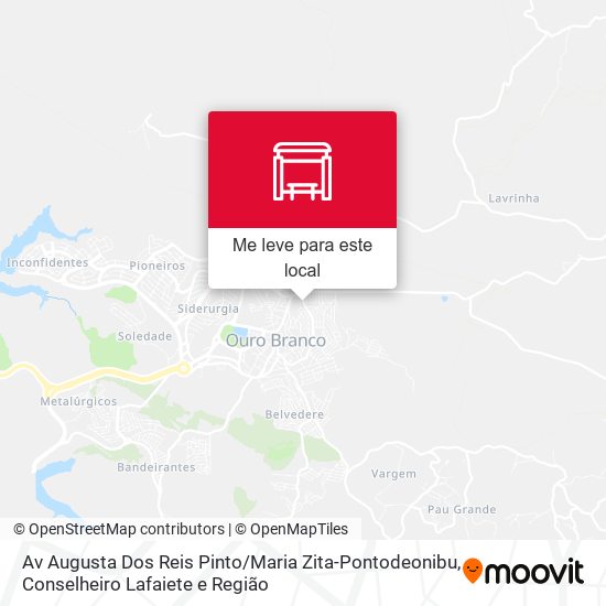 Av Augusta Dos Reis Pinto / Maria Zita-Pontodeonibu mapa