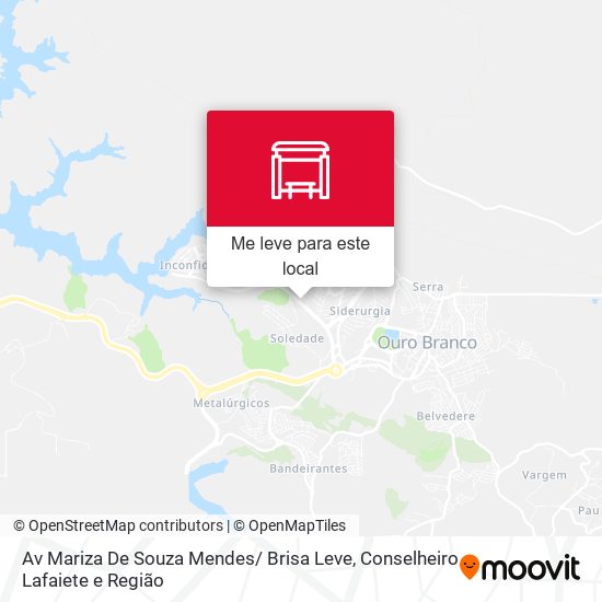 Av Mariza De Souza Mendes/ Brisa Leve mapa