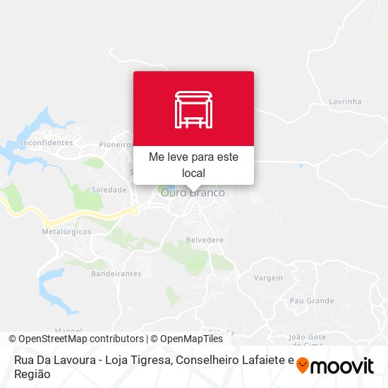 Rua Da Lavoura - Loja Tigresa mapa