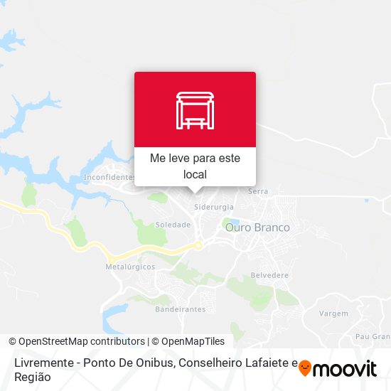 Livremente - Ponto De Onibus mapa