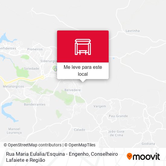 Rua Maria Eulalia / Esquina - Engenho mapa
