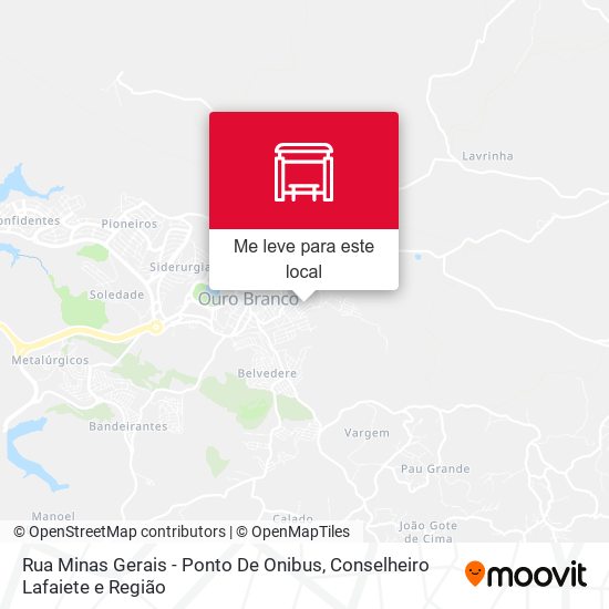 Rua Minas Gerais - Ponto De Onibus mapa