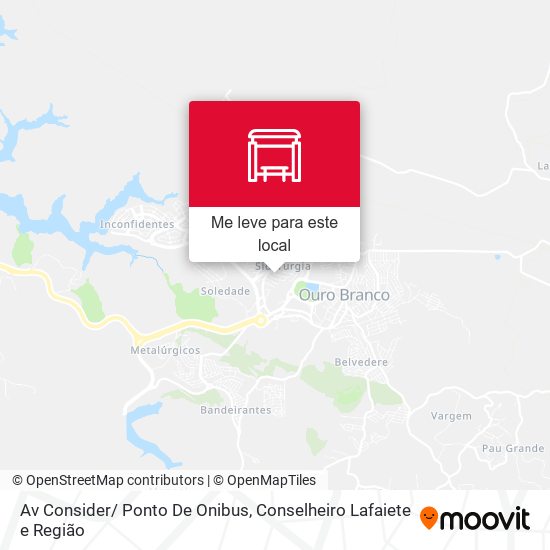 Av Consider/ Ponto De Onibus mapa