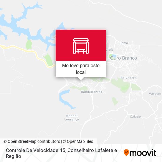 Controle De Velocidade 45 mapa
