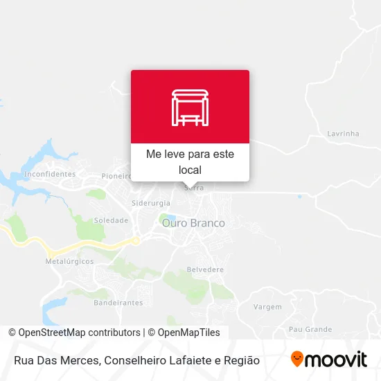 Rua Das Merces mapa