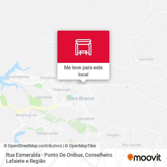 Rua Esmeralda - Ponto De Onibus mapa