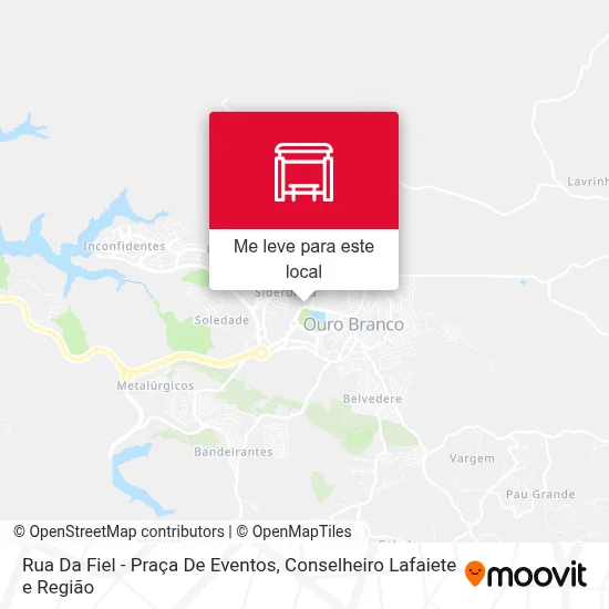 Rua Da Fiel  - Praça De Eventos mapa