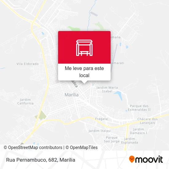 Rua Pernambuco, 682 mapa