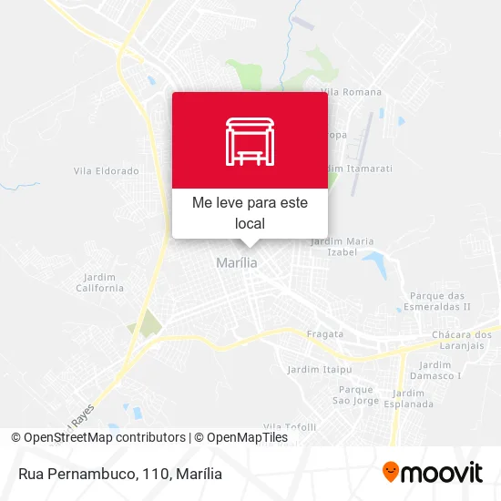 Rua Pernambuco, 110 mapa