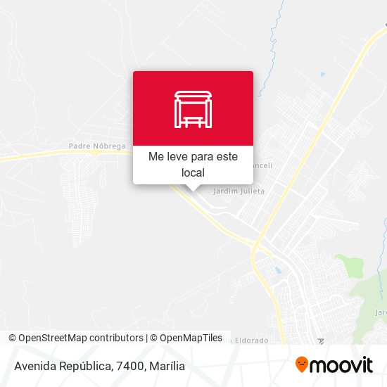 Avenida República, 7400 mapa