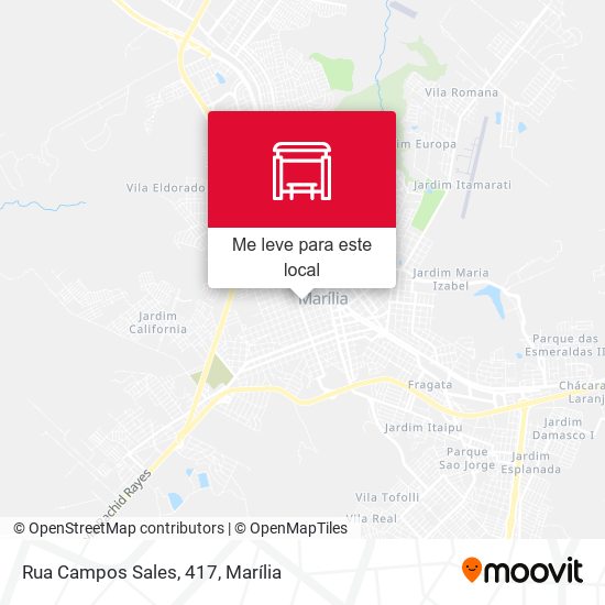 Rua Campos Sales, 417 mapa