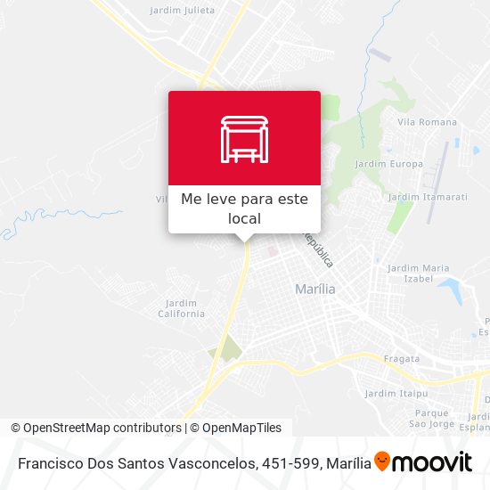 Francisco Dos Santos Vasconcelos, 451-599 mapa