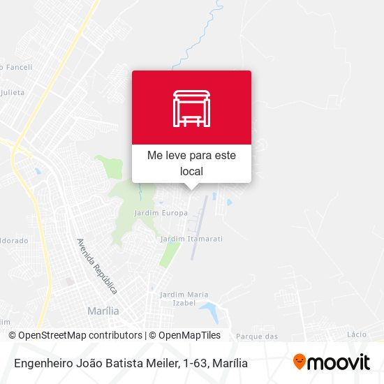 Engenheiro João Batista Meiler, 1-63 mapa